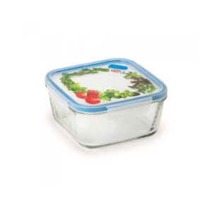 contenedor cuadrado 0.80 l de vidrio snips
