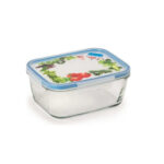 contenedor rectangular 0.80 l vidrio snips