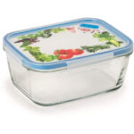 contenedor rectangular 1.5 l vidrio snips