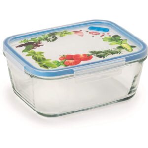 contenedor rectangular 1.5 l vidrio snips