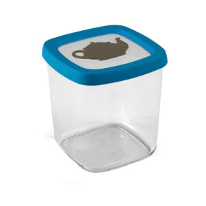 contenedor hermético para te azul 1 l snips