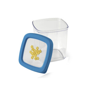 contenedor hermético para pasta chica azul 1 l snips