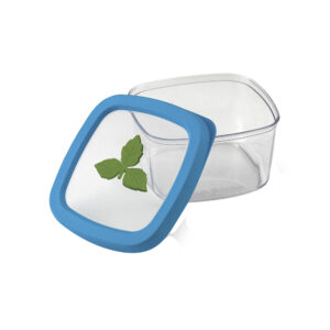 contenedor hermético para hierbas azul 1 l snips