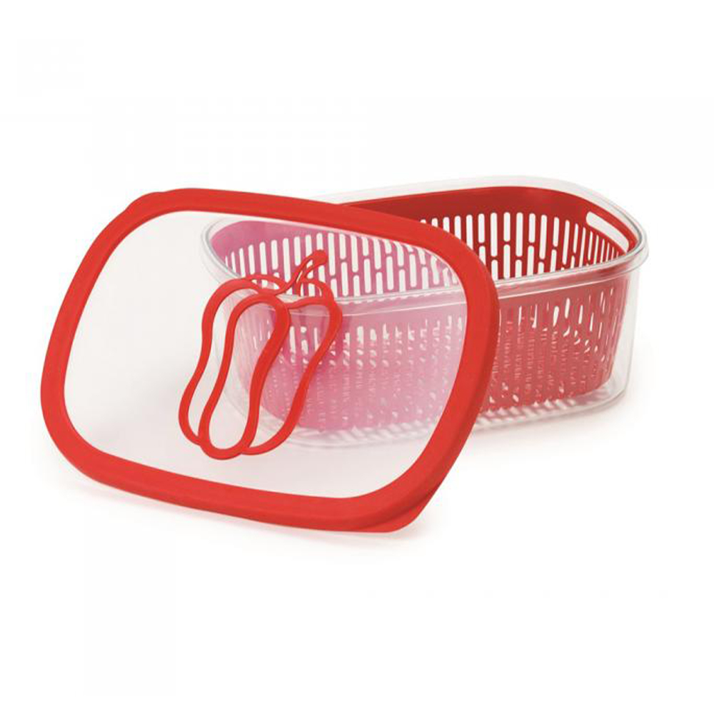 contenedor para verduras rojo snips