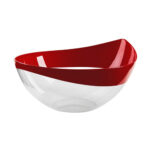 tazón rojo 16x15x8 cm snips