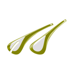 cubiertos para ensalada verde 29x8 cm snips