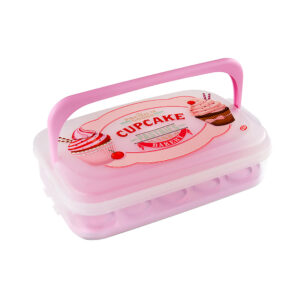 porta cupcakes tartas rosa snips