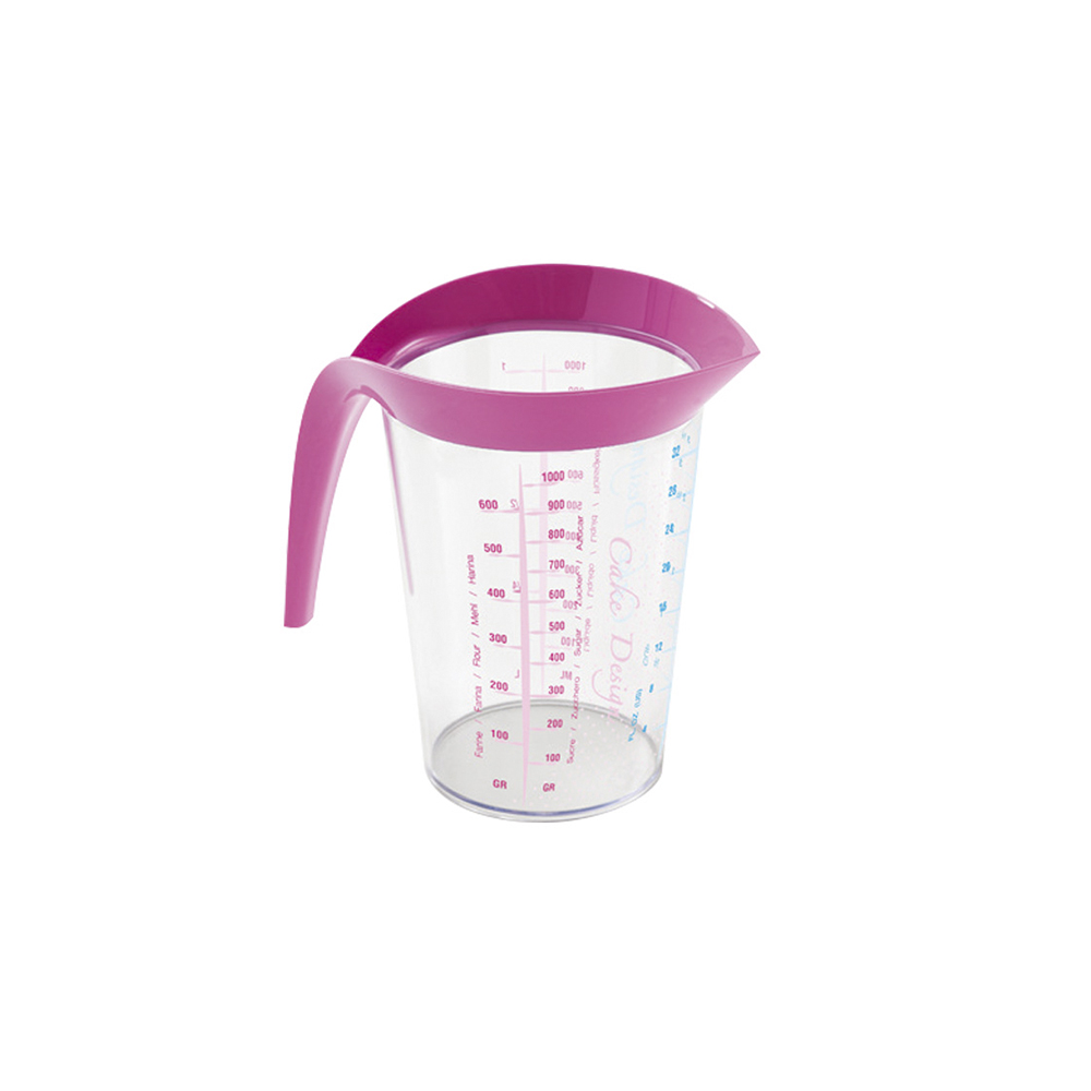 vaso graduado rosa 18.5 x13 x17.5 cm snips