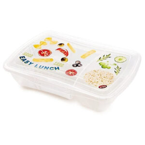 juego de 3 contenedores con division 23x17x10 cm vintage snips