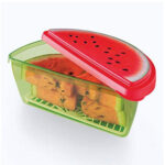 contenedor para sandia rojo verde 3 l 31.5x18x11.8 cm snips