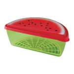 contenedor para sandia rojo verde 3 l 31.5x18x11.8 cm snips