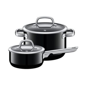 Juego de 2 ollas negro ”fusiontec mineral” wmf