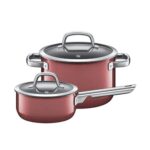 Juego de 2 ollas rose quartz ”fusiontec mineral” wmf