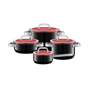 Batería negro con rojo 4 pzs fusiontec functional wmf