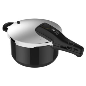 Olla de presión negra 22 cm 4,5 l ”Fusiontec Perfect” wmf