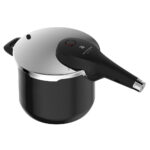 Olla de presión negra 22 cm 6.5 l ”fusiontec perfect premium” wmf
