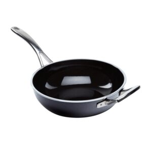 Sartén wok negro 28 cm ”fusiontec” wmf