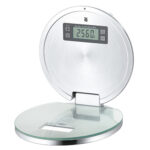 Báscula para cocina para pared con reloj de 23 cm wmf