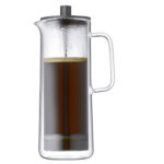 Cafetera doble pared con tapa filtro y agitador 750 ml coffee time wmf
