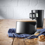 Azucarera de 7 cm ”kineo” negra