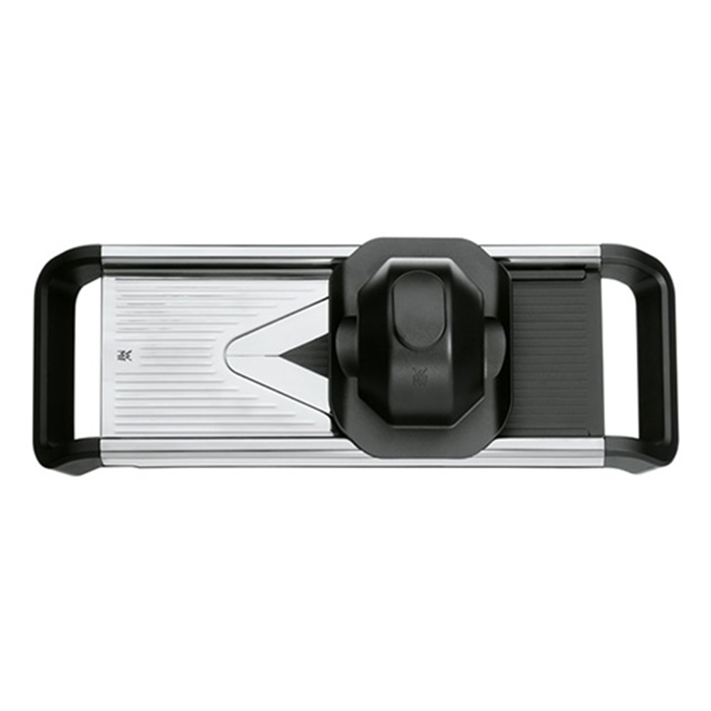 rallador para vegetales con 3 insertos cortadores 37×4 cm top tools wmf