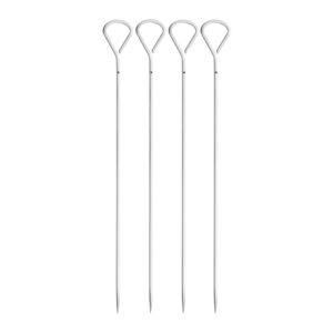 Juego alambres para brocheta 4 pzs 37 cm wmf
