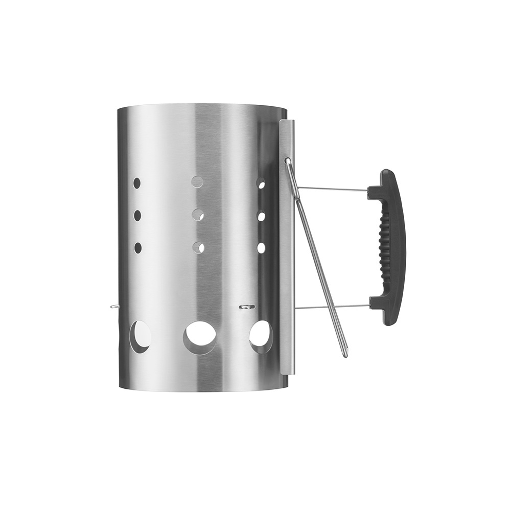 tubo chimenea para encender carbón d 17 h 27 cm bbq