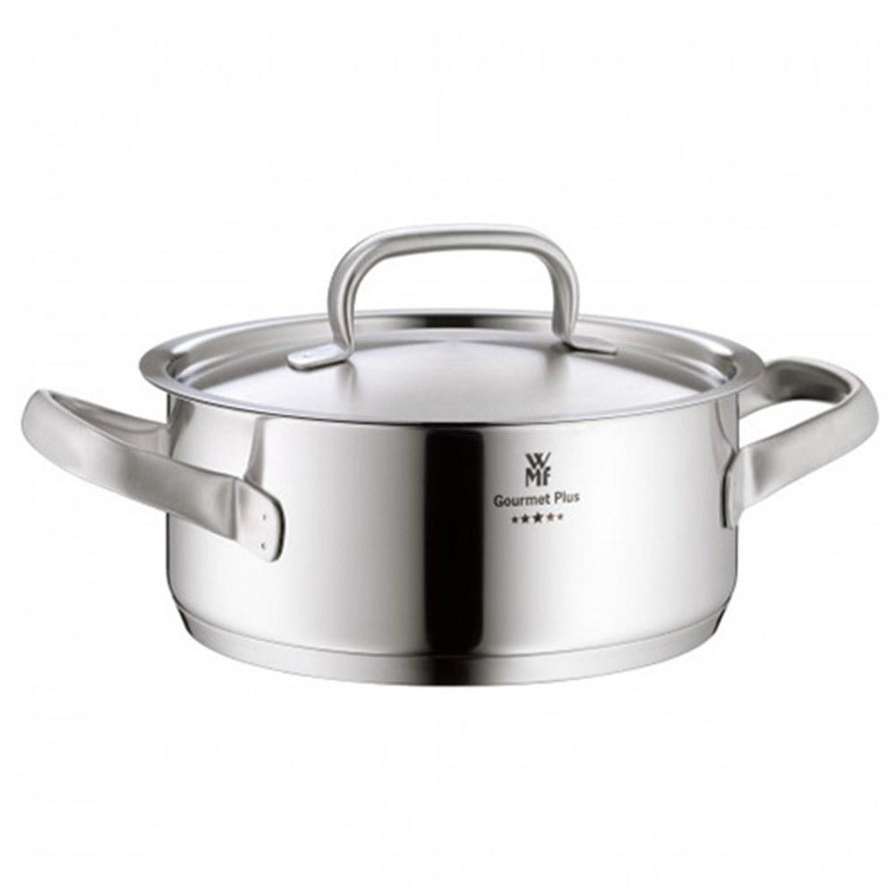 cacerola baja con tapa 16 cm 1,4 l gourmet plus wmf