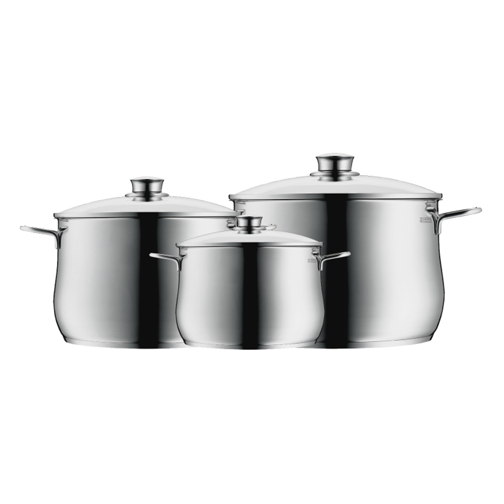 Juego de 3 ollas con tapas ”diadem plus” wmf