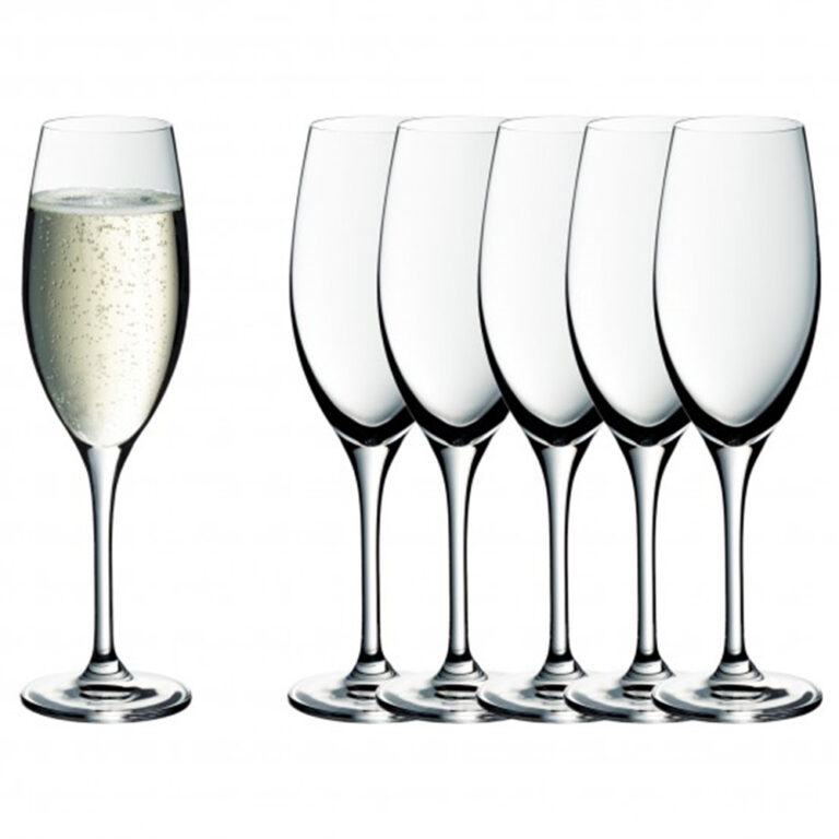 Juego de 6 copas para champagne 200 ml H23 Cm ''easy plus''
