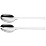 juego de cubiertos para ensalada ”dune”, cromargan, brillante wmf