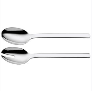 juego de cubiertos para ensalada ”dune”, cromargan, brillante wmf