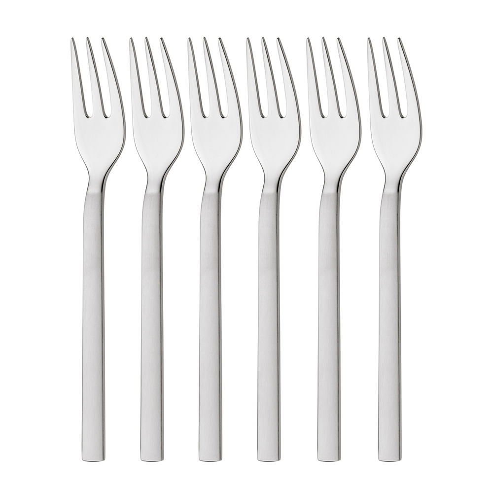 juego de tenedores para pastel 6 pzs ”lyric”, cromargan protect, wmf