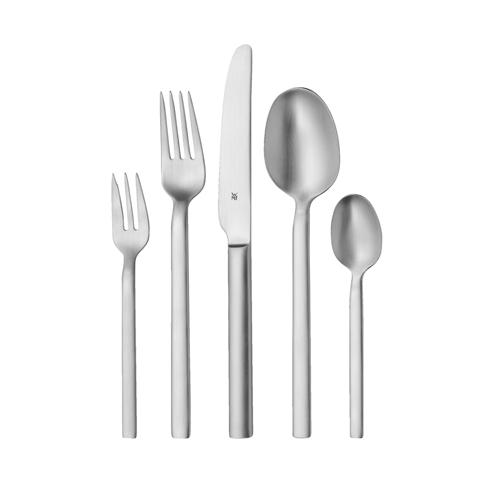 Juego de cubiertos ”alteo”, 30 pzs, 6 personas, cromargan, mate, wmf