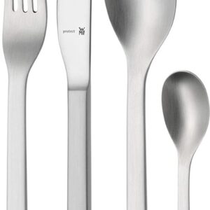 Juego de cubiertos ''LINUM'' de 24 piezas, para 6 personas, Cromargan, mate, WMF