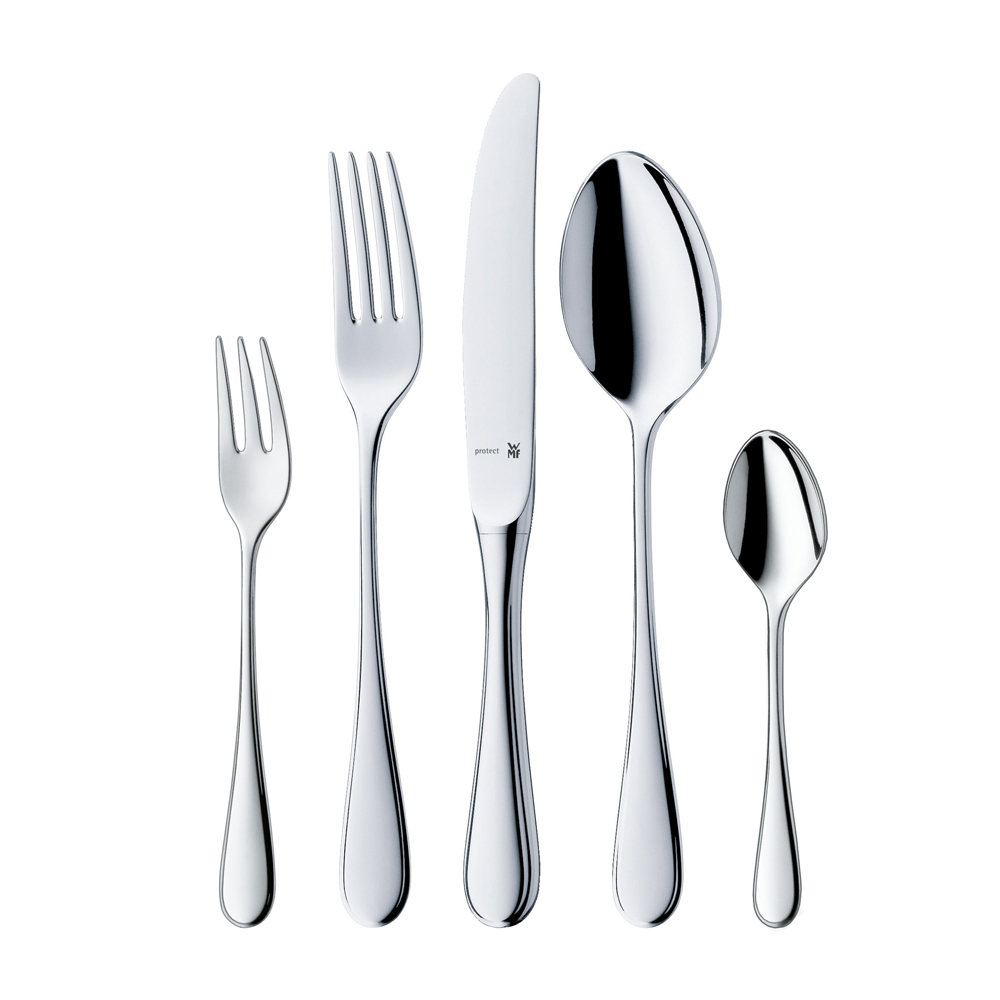 Juego de cubiertos ”kent plus”, 30 pzs, 6 personas, cromargan protect, wmf