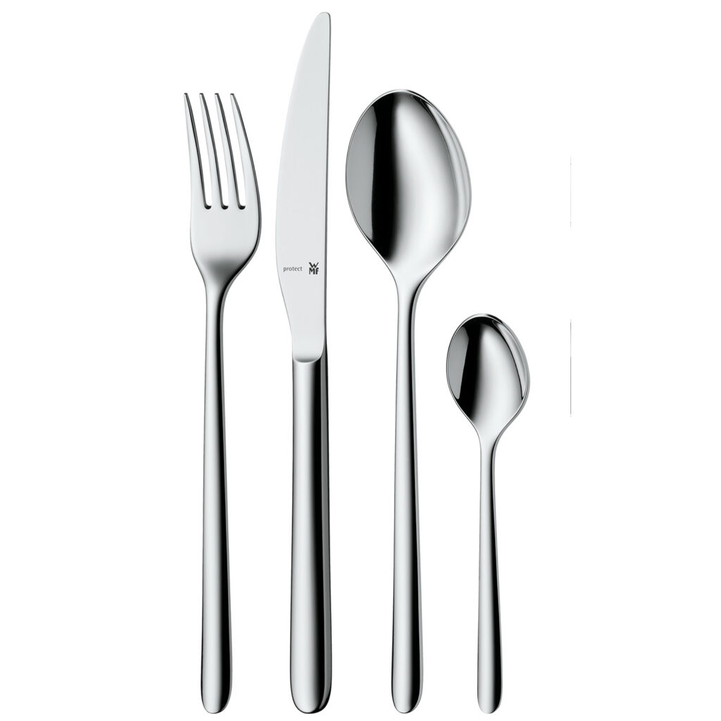 Juego de cubiertos ”flame”, 24 pzs, 6 personas, Cromargan protect, wmf