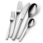 Juego de cubiertos ”sinus”, 66 pzs, 12 personas, Cromargan, wmf