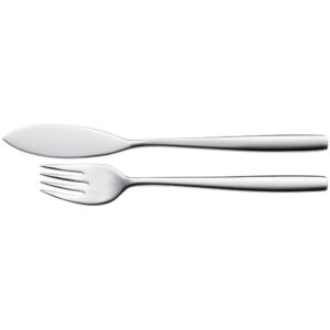 Juego de cubiertos para pescado ”palma”, 2 pzs, Cromargan, wmf