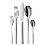 juego de cubiertos ”atria”, 30 pzs, 6 personas, cromargan, wmf