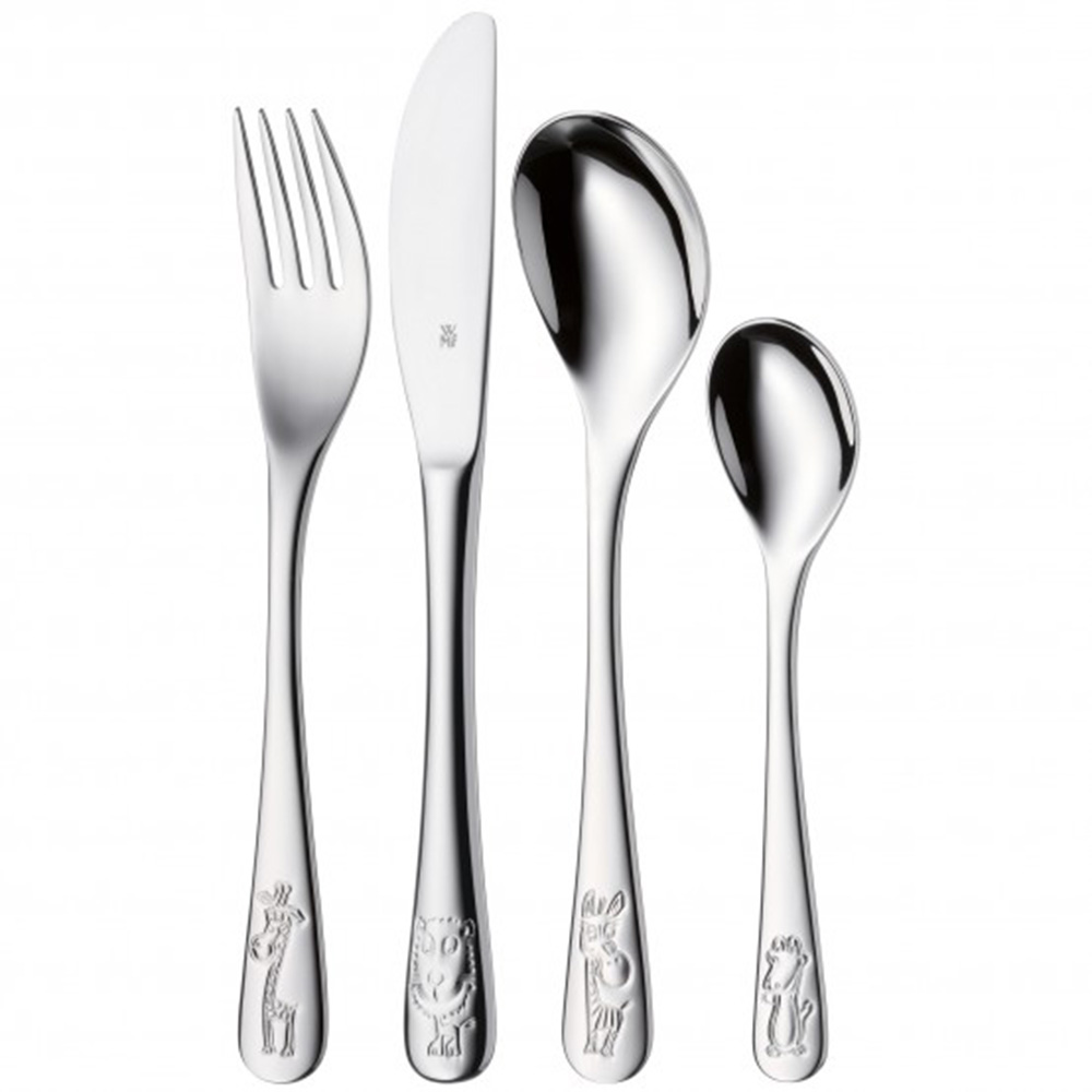 Juego de cubiertos infantil ”safari”, 4 pzs, wmf