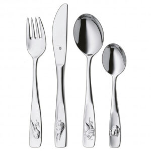 juego de cubiertos infantil ”lustige reise”, 4 pzs, wmf