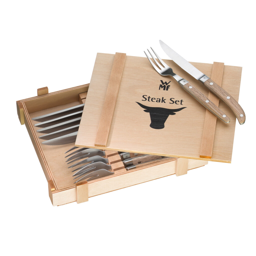 Juego de cubiertos para carne steak ”ranch”, 12 pzs, wmf