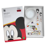 Juego de servicio para comida 6 Pzs Mickey mouse wmf