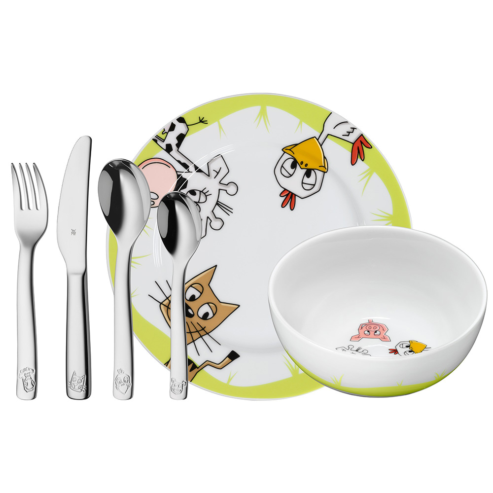 Juego de cubiertos infantil ”farm”, 6 pzs, wmf