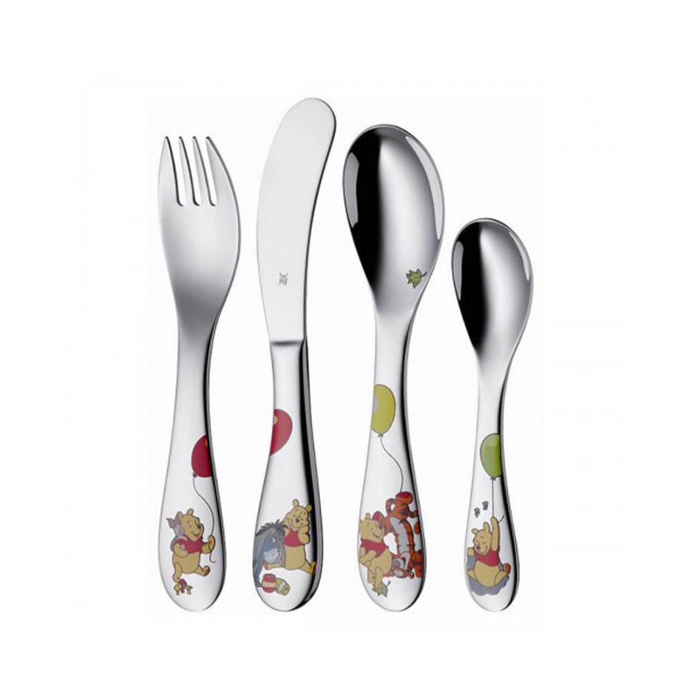 juego de cubiertos infantil ”winnie the pooh”, 4 pzs, wmf