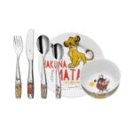 Juego de servicio para comida para niños 6 pzs ”el rey leon” wmf