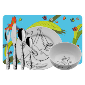 Juego de cubiertos infantil ”faultier”, 7 pzs, wmf