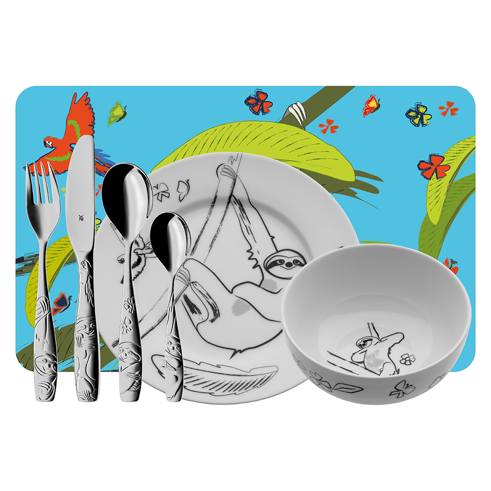 Juego de cubiertos infantil ”faultier”, 7 pzs, wmf