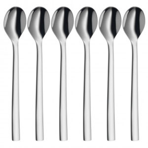 juego de 6 cucharas para latte macchiato 19 cm ”nuova”, cromargan, wmf